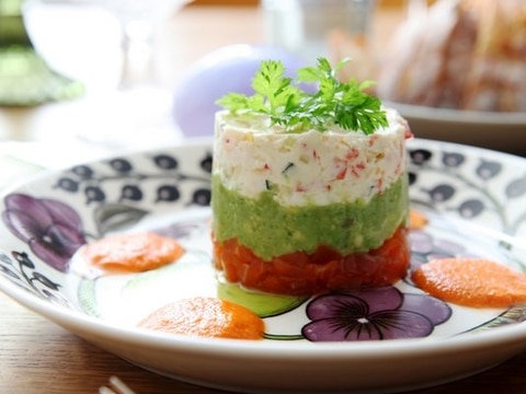 3色のタルタル セルクル仕立て